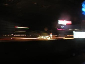 夜行特急まりもからの車窓、釧路付近。
